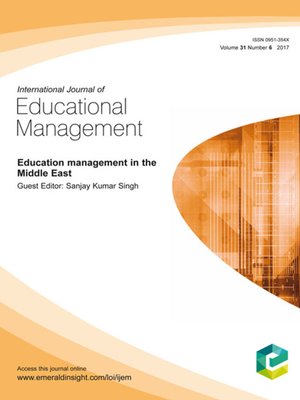 cover image of International Journal of Educational Management, Volume 31, Number 6